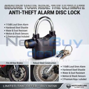 Alarm Security Lock | Anti-Theft Protection Security Lock