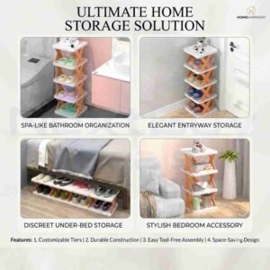 5-Layer Shoe Rack: Space-Saving Storage 5 layer shoe rack