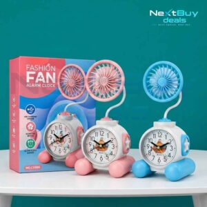 desk fan with clock
