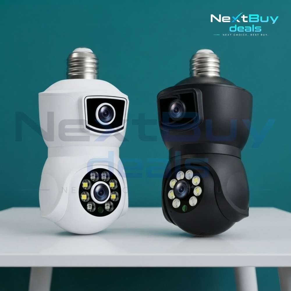 dual lens bulb camera