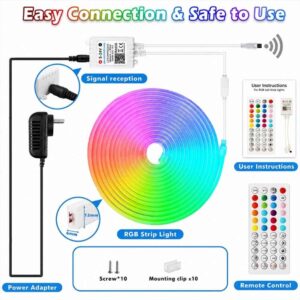 Neon Strip Light : RGB, App Control neon strip light