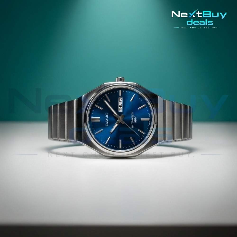 casio blue watch