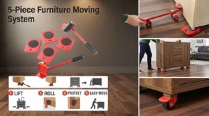Furniture Easy Moving Tool & Lifter Set furniture moving tool