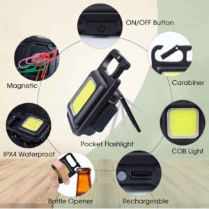 Rechargeable Mini LED Keychain Light keychain light